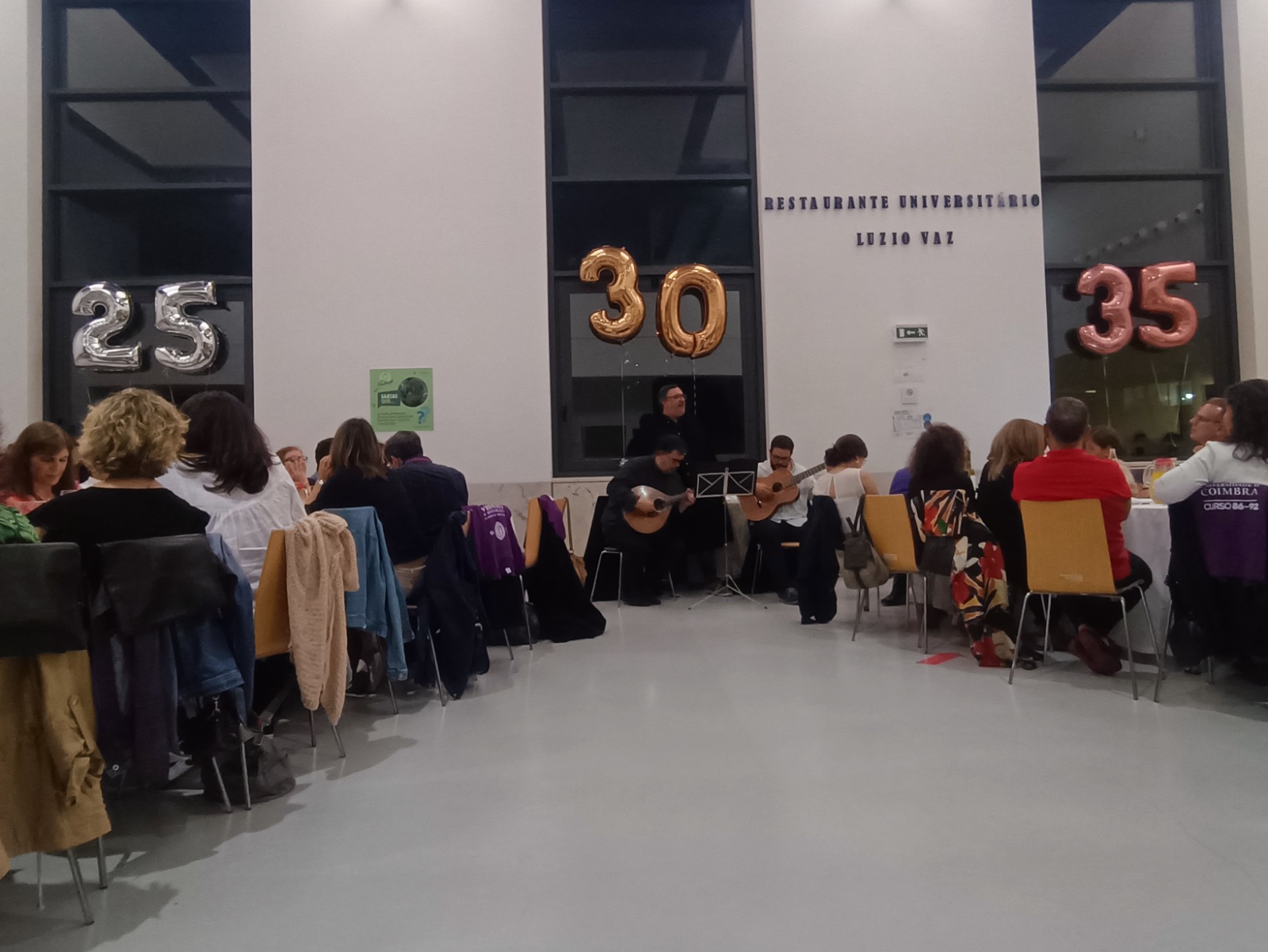 Jantar de Celebração dos 25, 30 e 35 anos de curso